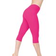 thumbnail image 2 of Innerwin Bottoms Solid Color Ladies Loungewear Summer Skinny Lounge Pants Rose Red L, 2 of 3