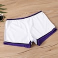 thumbnail image 4 of VEKDONE Two Piece Swimsuits for Women Plus Tankini Tummy Control Bathing Suit Ruffles Tankini Top with Bikini Bottoms Purple,XXXL, 4 of 5