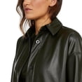 thumbnail image 2 of Mexx Faux Leather Women's Shacket, 2 of 5