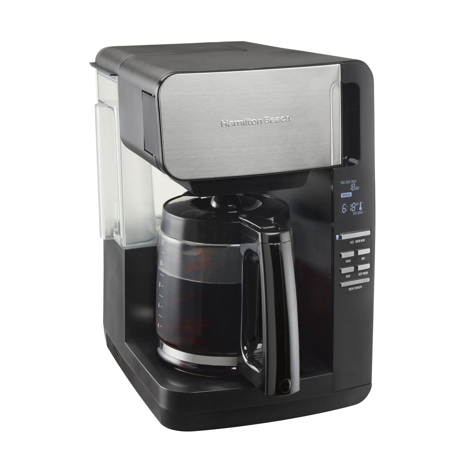 Hamilton Beach Easy Access Ultra Programmable Drip Coffee Maker, 12 Cup, Black (46203)