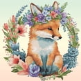 thumbnail image 1 of DIAMOND DOTZ® Floral Garland Fox Special Edition Diamond Painting Kit, 1 of 7