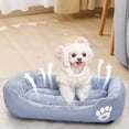 thumbnail image 1 of Vaidha Dog Beds For Medium Dogs Washable Dog Bed Comfortable And Breathable Pet Bed Rectangle Warming Dog Bed For Medium Dogs, 1 of 4