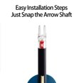 thumbnail image 3 of 3PCS Lighted Nocks For Arrows, 4 Colors, Automatic Lighting, Long Service Life, 6.2mm Internal Diameter Archery Shaft Luminous  Tail For Outdoor, 3 of 8
