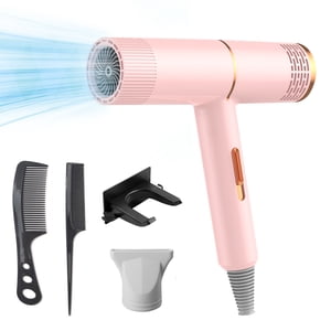 Kyusrd Summer All Home Savings!Sèche-cheveux Séchoir à cheveux haute puissance Maison Sèche- cheveux Peigne à vent chaud Salon de coiffure Peigne de blowing