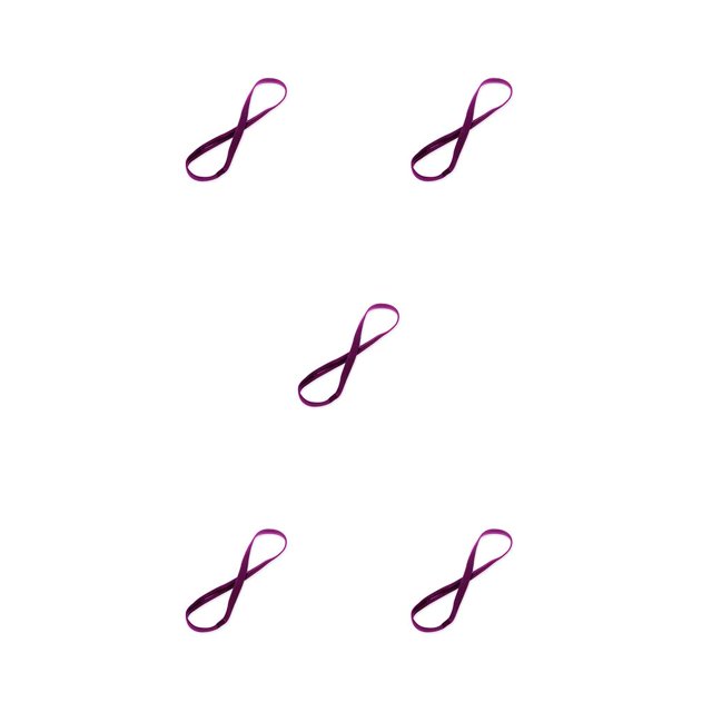 QualitChoice Serre-Tête Extensible Bandeau de Sport Réglable Style Simple Élastique Accessoires de Coiffure Femmes Hommes pour Yoga Gym Violet 5Ensemble