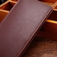 thumbnail image 1 of Premium Men's Long Leather Wallet - RFID Blocking Large Capacity Slim Billfold, 1 of 8