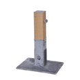thumbnail image 1 of Vibrant Life 31.5" Natural Jute & Plush Covered Cat Scratching Post with Massager & Toys, Gray&Brown, 1 of 7
