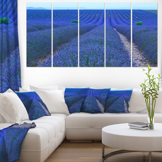 Lavender Field Sunset Near Valensole - Floral Canvas Art Print
