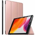 thumbnail image 1 of iPad 10.2 Étui iPad 7th Generation Étui, Support Mince Étui Arrière Rigide Couverture Intelligente de Protection Étui Supershield pour iPad 7th Gen 10.2 Pouces - Or Rose, 1 of 5