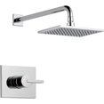 thumbnail image 1 of Delta Faucet Vero 14 Series Single-Function Shower Faucet Set, Rain Shower Head, Chrome Shower Faucet, Shower Handle, Delta Shower Trim Kit, Chrome T14253-WE (Valve Not Included), 1 of 4
