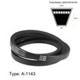 thumbnail image 2 of Unique Bargains A1143/A45 V Belt 45-inch Inner Girth, A-Section Rubber Drive Belt 2pcs, 2 of 3