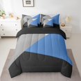 thumbnail image 2 of YST Geometric Comforter Set, Modern Abstract Bedding, 7-Piece, Full Size, 2 of 5