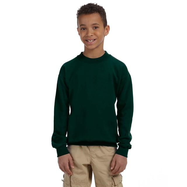 Gildan Boys Heavy Blend Crewneck Sweatshirt
