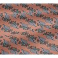 thumbnail image 5 of oneOone Viscose Jersey Fabric Leaves Block Print Fabric BTY 60 Inch Wide, 5 of 5