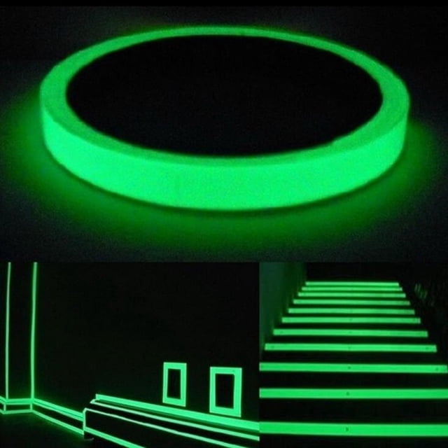 Easel Clips for Paper Self Tabs Luminous Tape Self- Glow In The Dark Stage Home Warning Tape