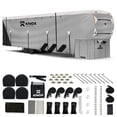 thumbnail image 1 of KNOX 2nd Gen Fifth Wheel RV Cover & Skirt Combo - Anti-Tear APEX Fabric, Fits 37-41 ft RVs, Travel Trailers, or Motorhomes - Includes Wheel, Ladder & Gutter Covers (266" L x 66" H Skirt), 1 of 9