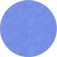 thumbnail image 1 of Ahgly Tapis Rond Lavable en Machine Intérieur Transitionnel Bleu Ciel, 5 Pieds Rond, 1 of 7