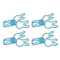 thumbnail image 2 of Hollow Binder Clips, Light Weight 100Pcs Cute Bunny Strong Clamping Bunny Binder Clips  For Notes Black,Blue,Rose Gold, 2 of 8