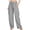 Gray-wide leg trousers, variant on YFNNUP Women Wide Leg Pants Straight Leg Lounge Trouser Elastic Waist Breathable Pant Casual Drawstring Vacation Trousers Khaki XXL