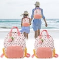 thumbnail image 1 of Meitianfacai Girls Backpack - Features Adjustable Shoulder Straps, 2 Side Pockets & Spacious Interior, Strawberry Print Backpack Schoolbag, 1 of 7