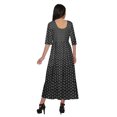 thumbnail image 4 of Moomaya Robes Imprimées à Manches 3/4 pour Femmes Vêtements Indiens Tunique Longue, 4 of 5