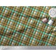 thumbnail image 2 of Soimoi polyester Crepe Fabric Plaid Check Print Fabric by Yard 42 Inch Wide, 2 of 3