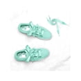 thumbnail image 4 of INSPIRE CHIC Women's 2 Pairs Flat Ribbon Sneaker Canvas Shoelaces Turquoise 120cm/47.2", 4 of 4