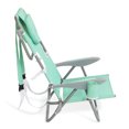 thumbnail image 3 of Ostrich Chaise de Pelouse d'Extérieur Pliable et Inclinable sur le Dos, Sarcelle (Lot de 2), 3 of 12