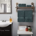 thumbnail image 4 of 900GSM Egyptian Cotton 6-Piece Towel Set  Teal, 4 of 5
