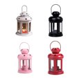 thumbnail image 3 of Candle Stand Star Metal Wind-proof Iron Star Hollow Hanging Lantern Multi-Color Decorations Craft Candlestick Bedroom Tabletop Coffee Shop White, 3 of 5