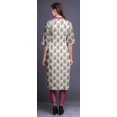 thumbnail image 4 of Bimba Viscose Santoon Kurta Summer Tunic Printed Straight KurtisForWomen, 4 of 5