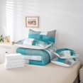 thumbnail image 4 of YST Gradient Bedding Comforter Set, 7-Piece, Modern Abstract, Queen, 4 of 4