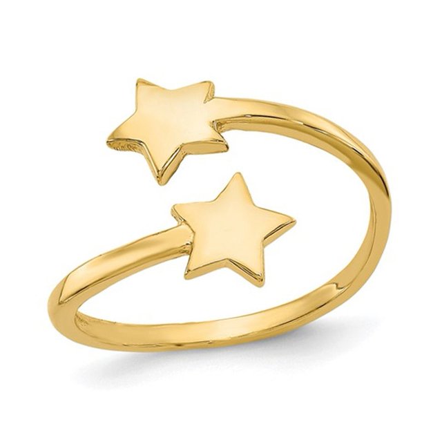 Bague d'Orteil Étoile en Or Jaune 10K