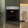 thumbnail image 4 of Empava 24" Electric Single Wall Oven with 6 Cooking Functions Mechanical Knobs Control in Stainless Steel, 4 of 8