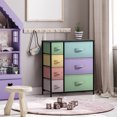 thumbnail image 3 of Sorbus Dresser with 7 Drawers (Pastel/Black), 3 of 7