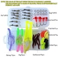 thumbnail image 4 of Portable Fishing Pole Combo Set for Kid, Glass Fiber Fishing Pole Mini luya Rod Set 52" Telescopic Fishing Rods with Artificial Bait and Thread Spool Child Fishing Rods, 4 of 8