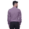 thumbnail image 4 of BESTMAN Formal Shirts For Men Slim Fit Printed Full Sleeve Shirts For Men, 4 of 5
