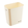 thumbnail image 2 of TopLLC Garbage Can, Trash Can, Kitchen Trash Can Rectangular Open Top Waste Bin Suitable For Home Bathroom Kitchen Bedroom Office Waste Bin Modern Design Plastic Waste Bin rubbish bin, 2 of 7