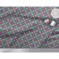 thumbnail image 3 of Soimoi Toile de Coton Imprimé Mandala Floral par Yard 56 Pouces de Large, 3 of 3