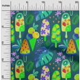 thumbnail image 2 of oneOone Polyester Spandex Vert Sarcelle Tissu Texture Matière de Robe Tissu Imprimé Tissu au Yard 56 Pouces de Large-S6, 2 of 5