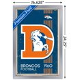 thumbnail image 3 of NFL Denver Broncos - Retro Logo 14 Wall Poster, 22.375" x 34", 3 of 5