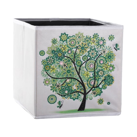Folding Storage Case Collapsible Organizer Foldable Storage Cube Folding Organizer Diamond Painting Foldable Storage Box