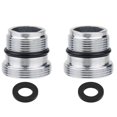 thumbnail image 1 of 2 Pcs Adaptateur de Robinet d'Eau à Filetage Mâle M18.5-M22 Pcs de Rechange avec 2 Anneaux, 1 of 10