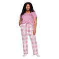 thumbnail image 2 of George Women's Plus Peached Sleep Pant, 2 of 5