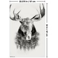 thumbnail image 2 of Moose - Trees Wall Poster, 22.375" x 34", 2 of 4