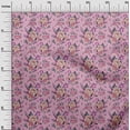 thumbnail image 3 of oneOone Polyester Spandex Light Pink Fabric Florals Sewing Craft Projects Fabric Prints By Yard 56 Inch Wide, 3 of 4
