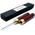 thumbnail image 1 of Stainless Steel Ice Pick with Wooden Handle Kitchen Tool (Light Brown A), 1 of 5