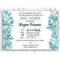 thumbnail image 1 of Darling Souvenir Custom Mint Printed Baby Shower Invitations Boy/ Girl 10 Personalized Invites With Envelopes 5 x 7, 1 of 2