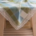 thumbnail image 5 of Boho Retro Color Stripe Tablecloth With lace tassels Cotton Linen Waterproof Farmhouse Table Cover Tabletop Decoration for Dining Room Restaurant Party, 5 of 5