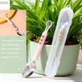 thumbnail image 1 of Double Head Silicone Food Spoon and Scraper Soft Feeding Training Utensil with Storage Portable Lightweight Design for Easy Grip Self Feeding, 1 of 3